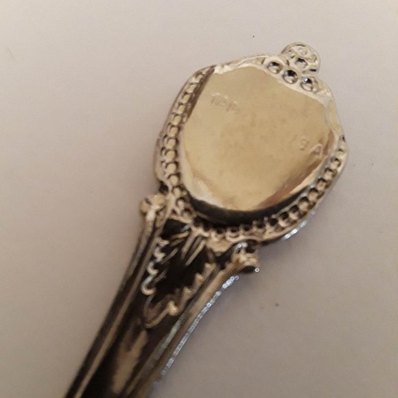 VINTAGE DEMI-TASSE TEASPOON - ABOUT 4.5" LONG - U.S. CAPITOL - ORIGINAL GIFT BOX - Picture 6 of 8